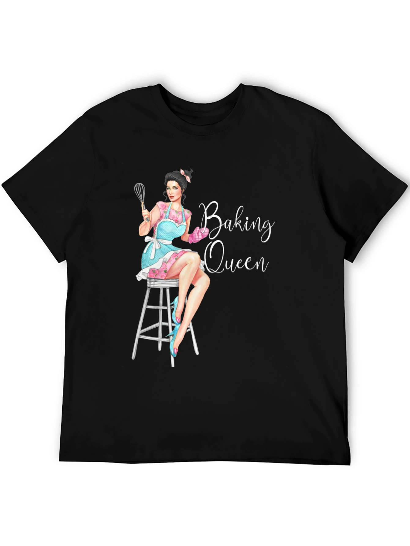 Baking Queen Graphic T-Shirt - Womens Fashion Tee