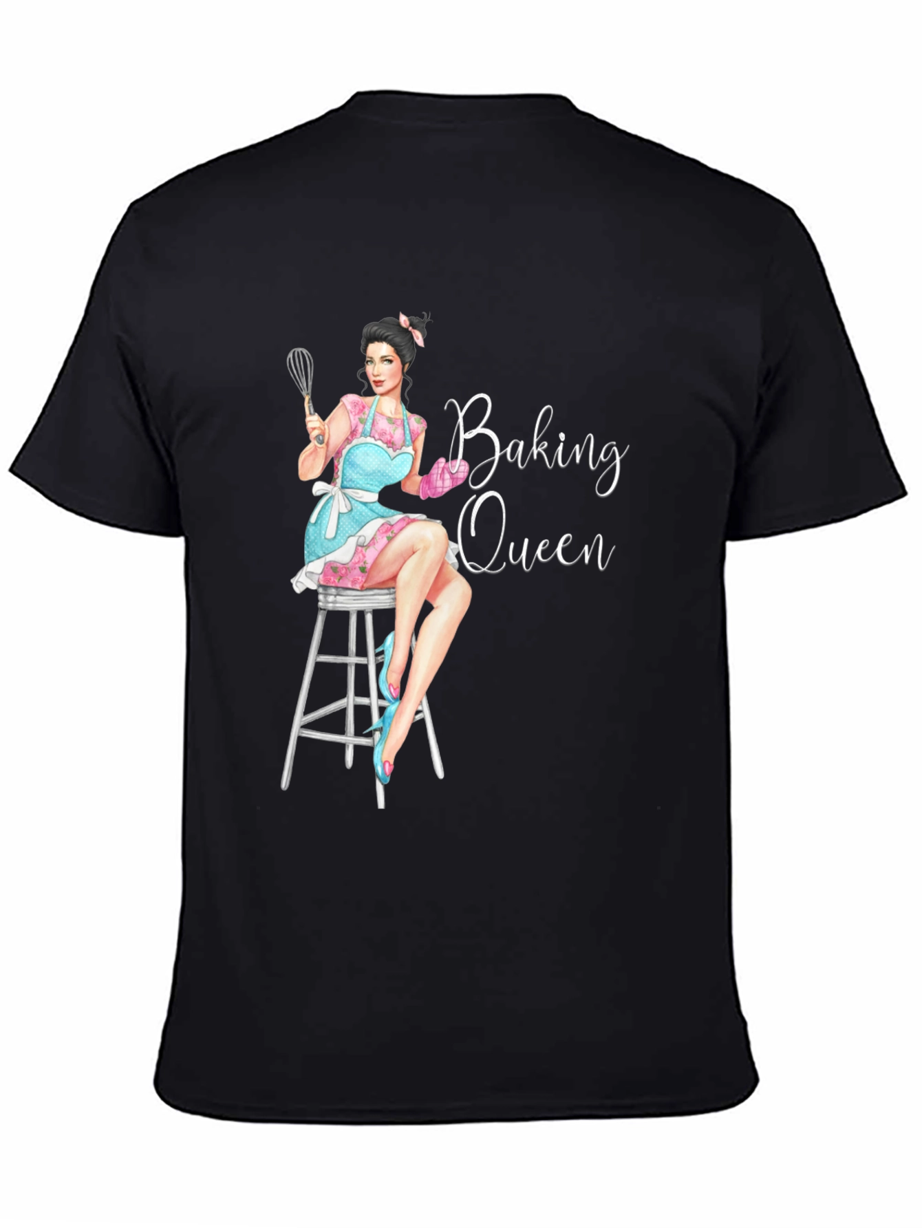 Baking Queen Graphic T-Shirt - Womens Fashion Tee
