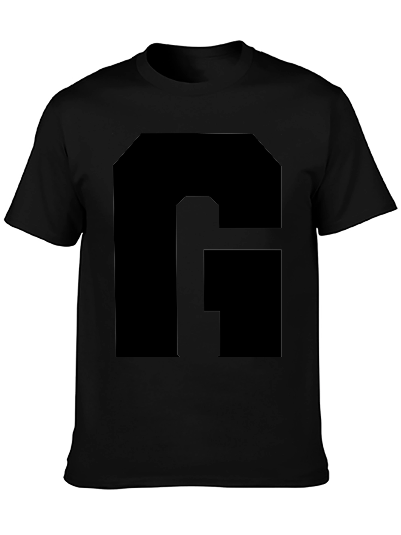 Bold Black Letter Graphic Tee - Stylish & Modern