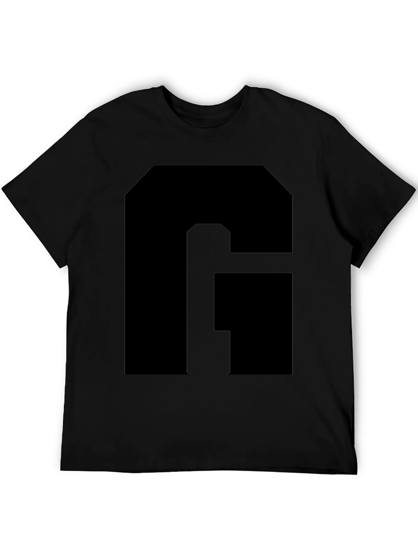 Bold Black Letter Graphic Tee - Stylish & Modern