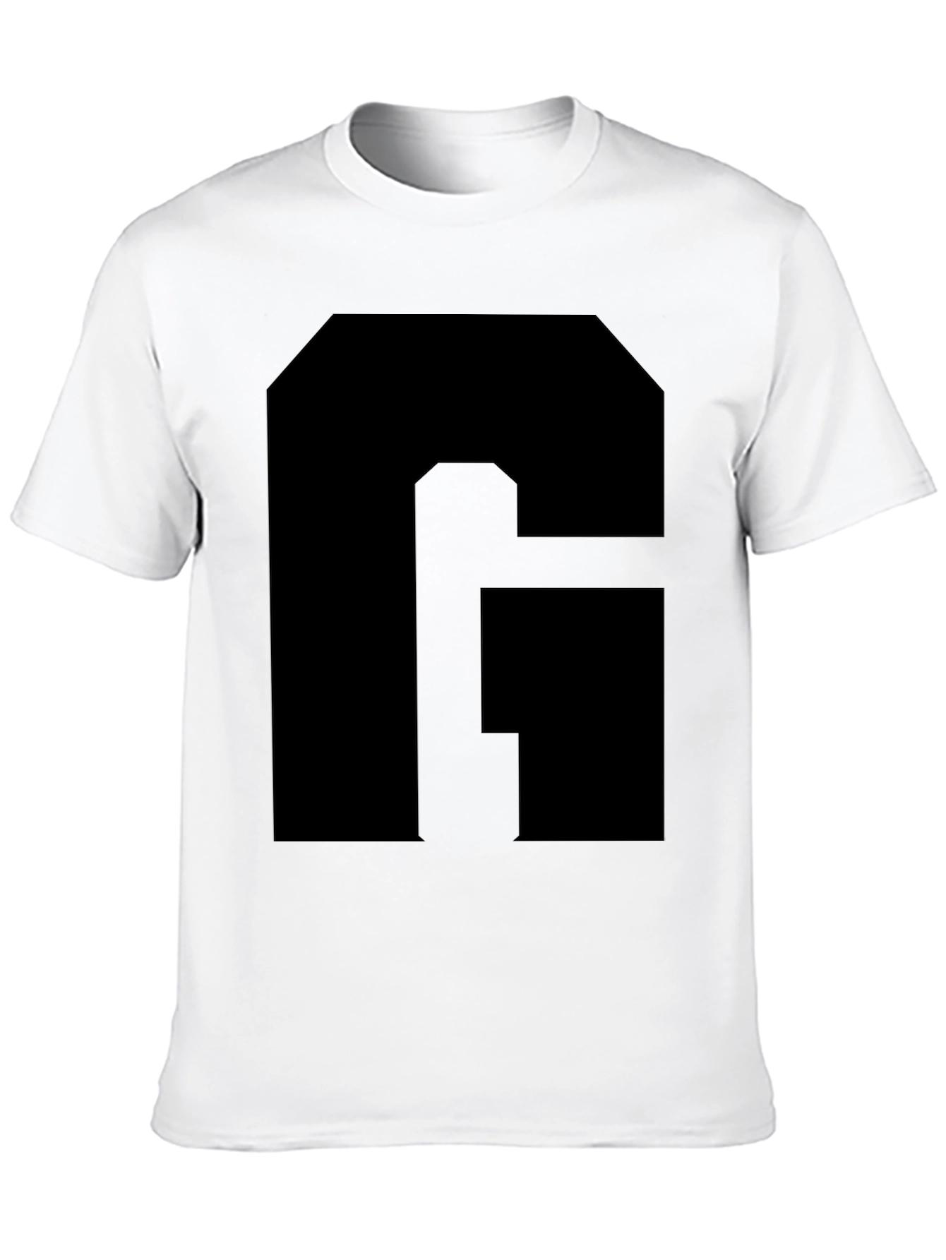 Bold Black Letter Graphic Tee - Stylish & Modern