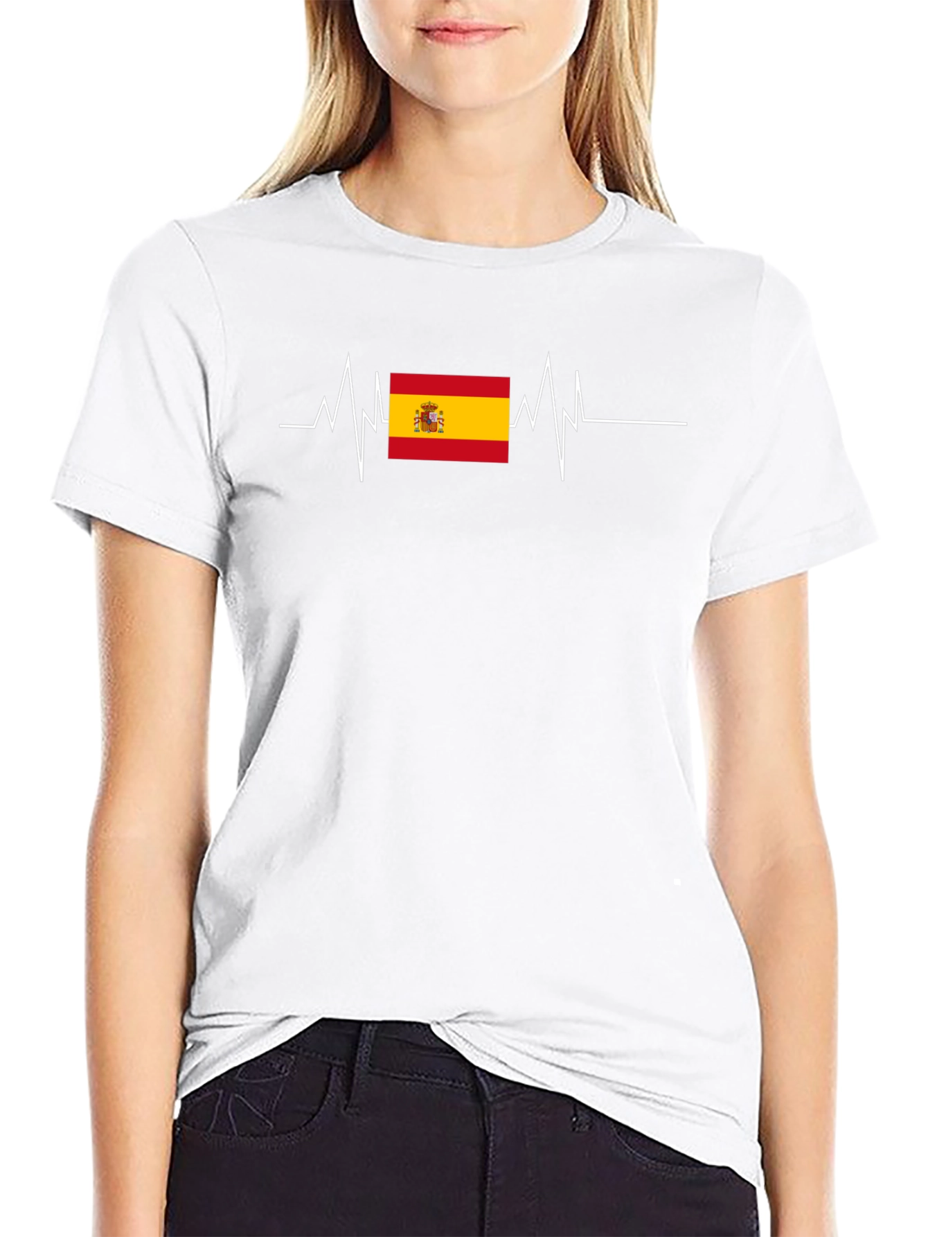 Spain Heartbeat T-Shirt - Viva España!