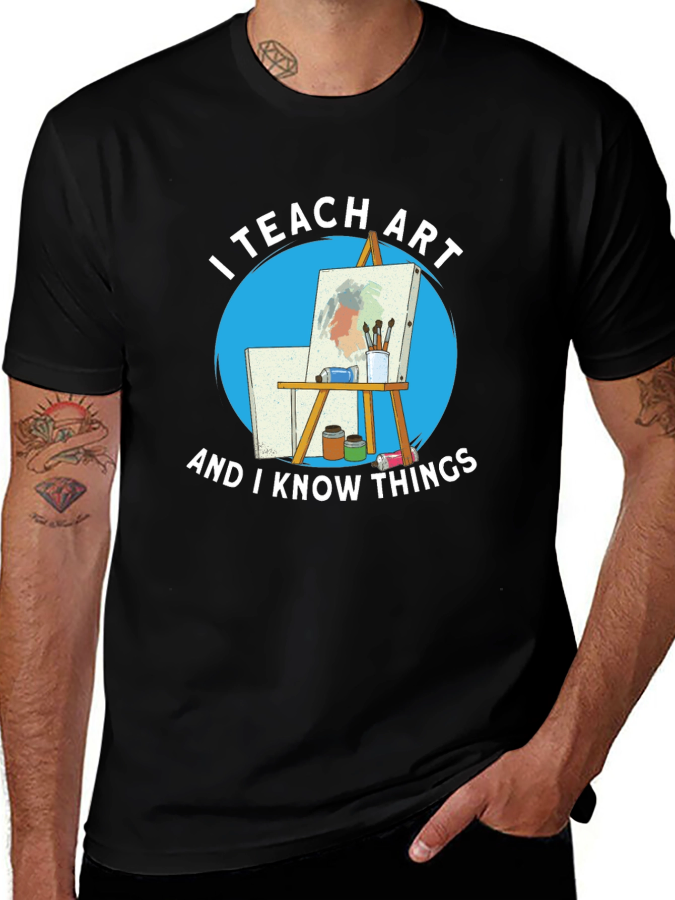 I Teach Art T-Shirt