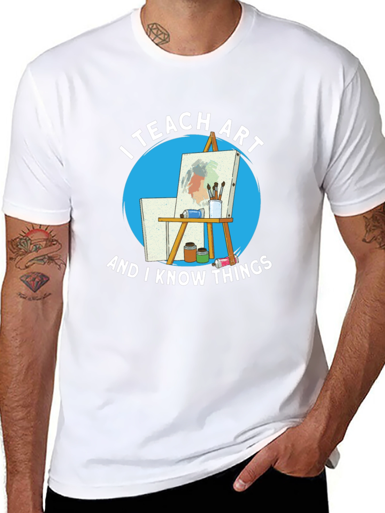 I Teach Art T-Shirt