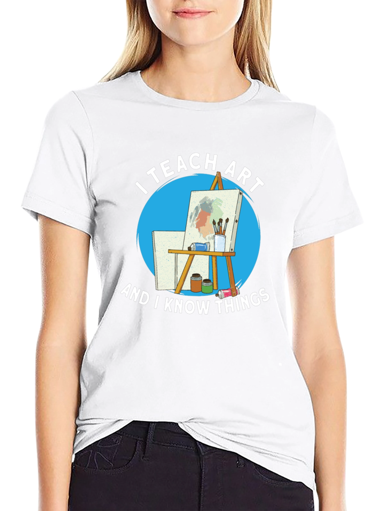 I Teach Art T-Shirt
