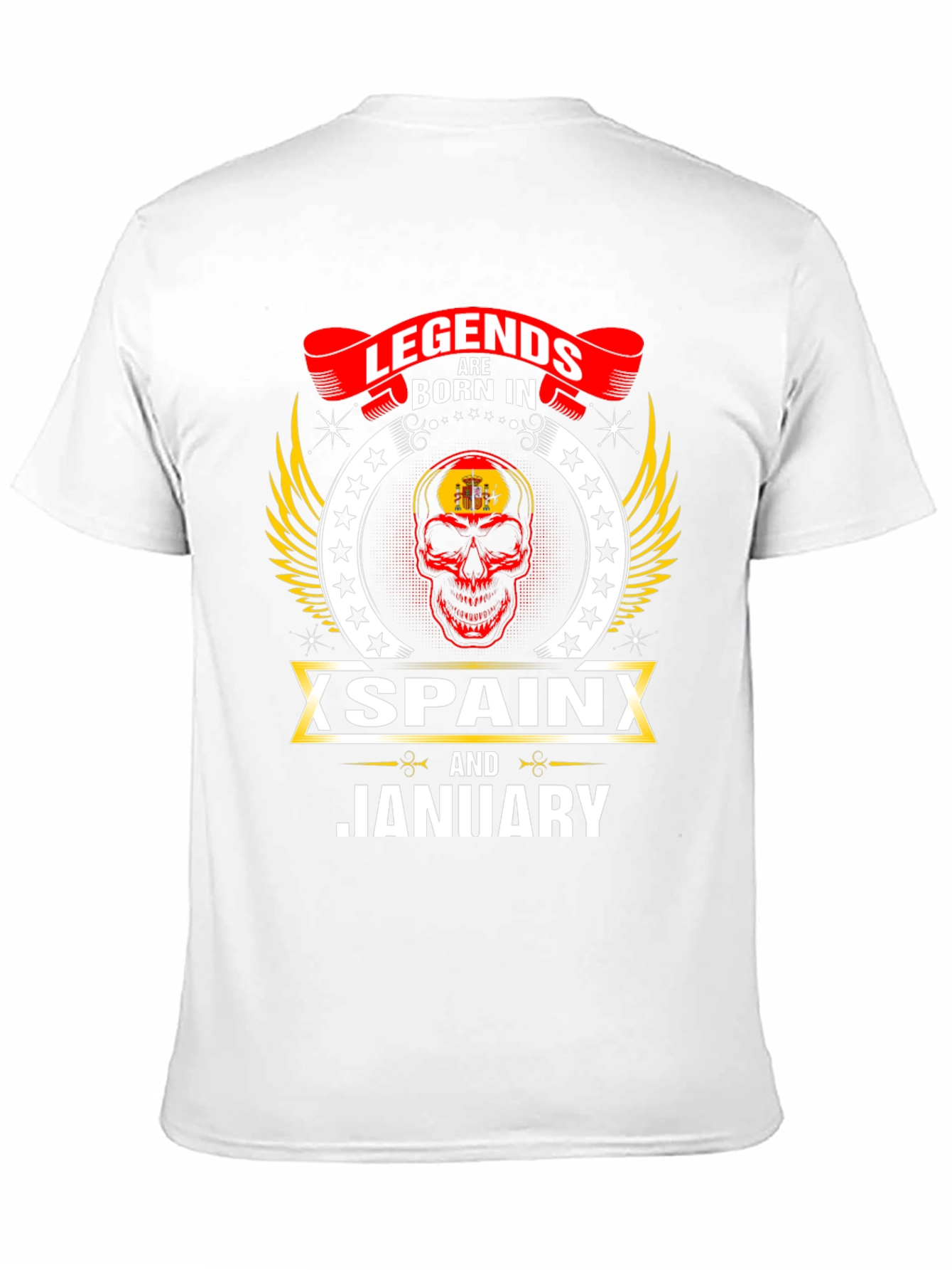 Legends Born in Spain in January T-Shirt