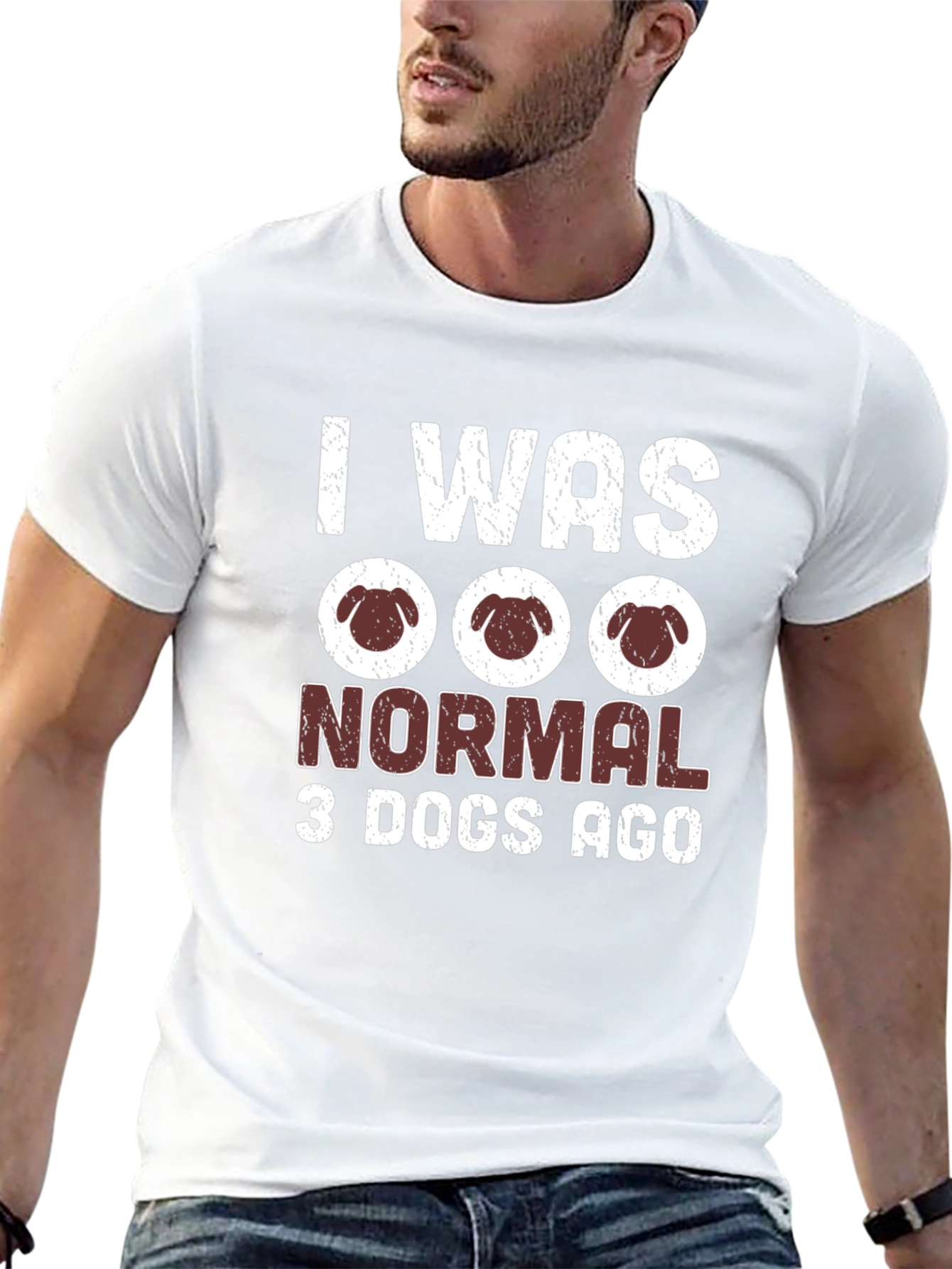 I Was Normal 3 Dogs Ago T-Shirt