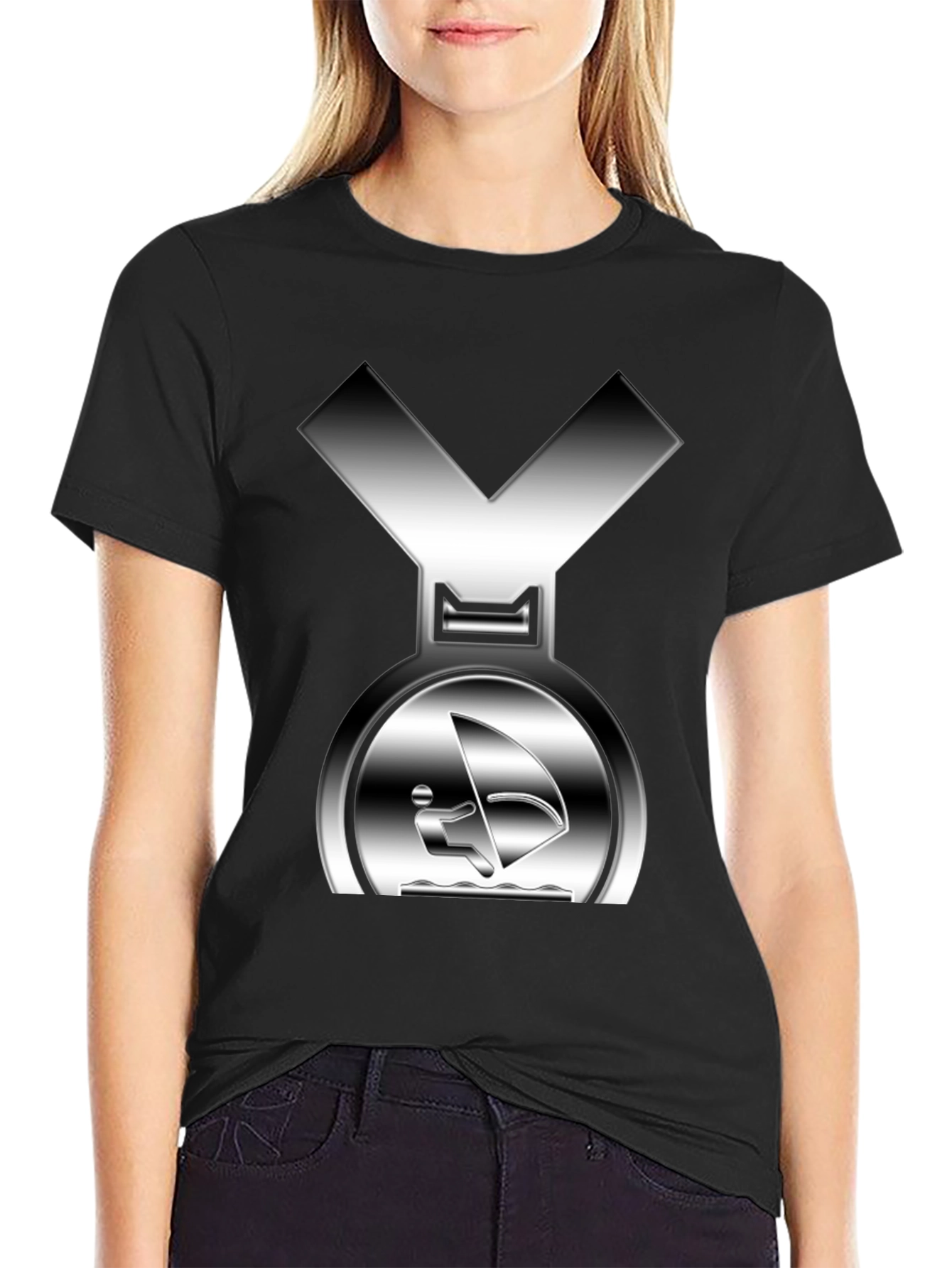 Sailing Medal Graphic T-Shirt