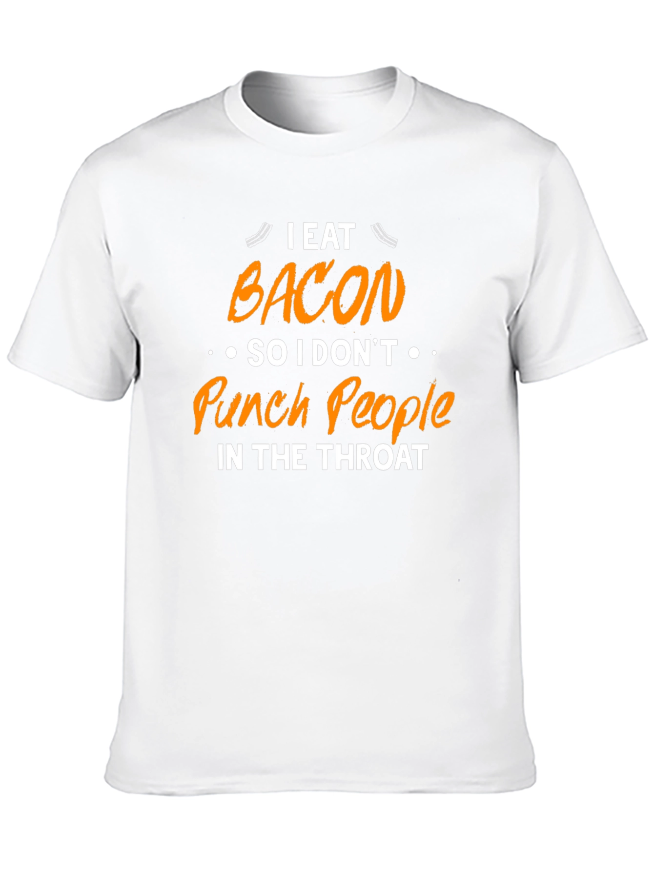 Bacon Lover T-Shirt - Dont Punch People!