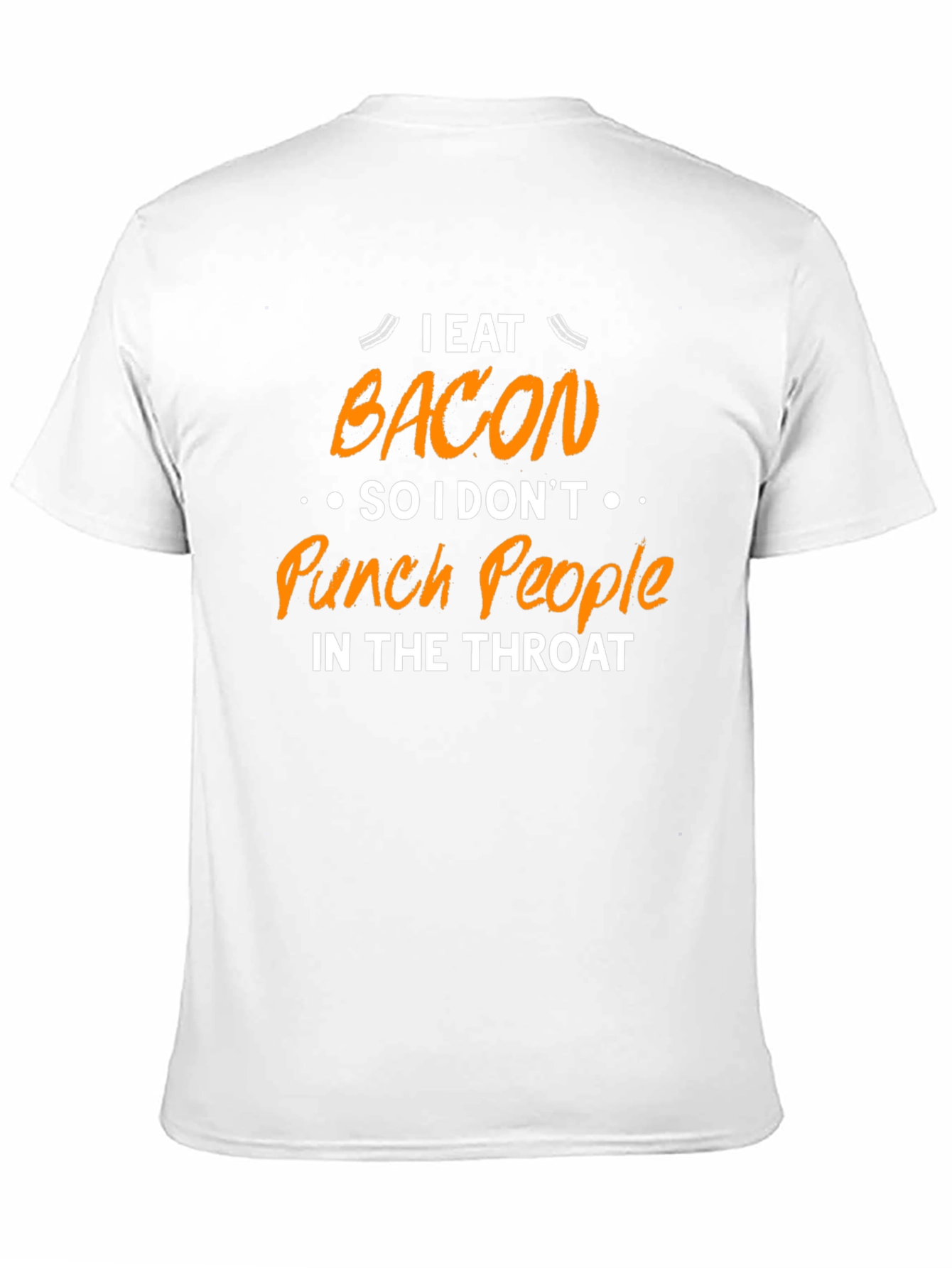 Bacon Lover T-Shirt - Dont Punch People!