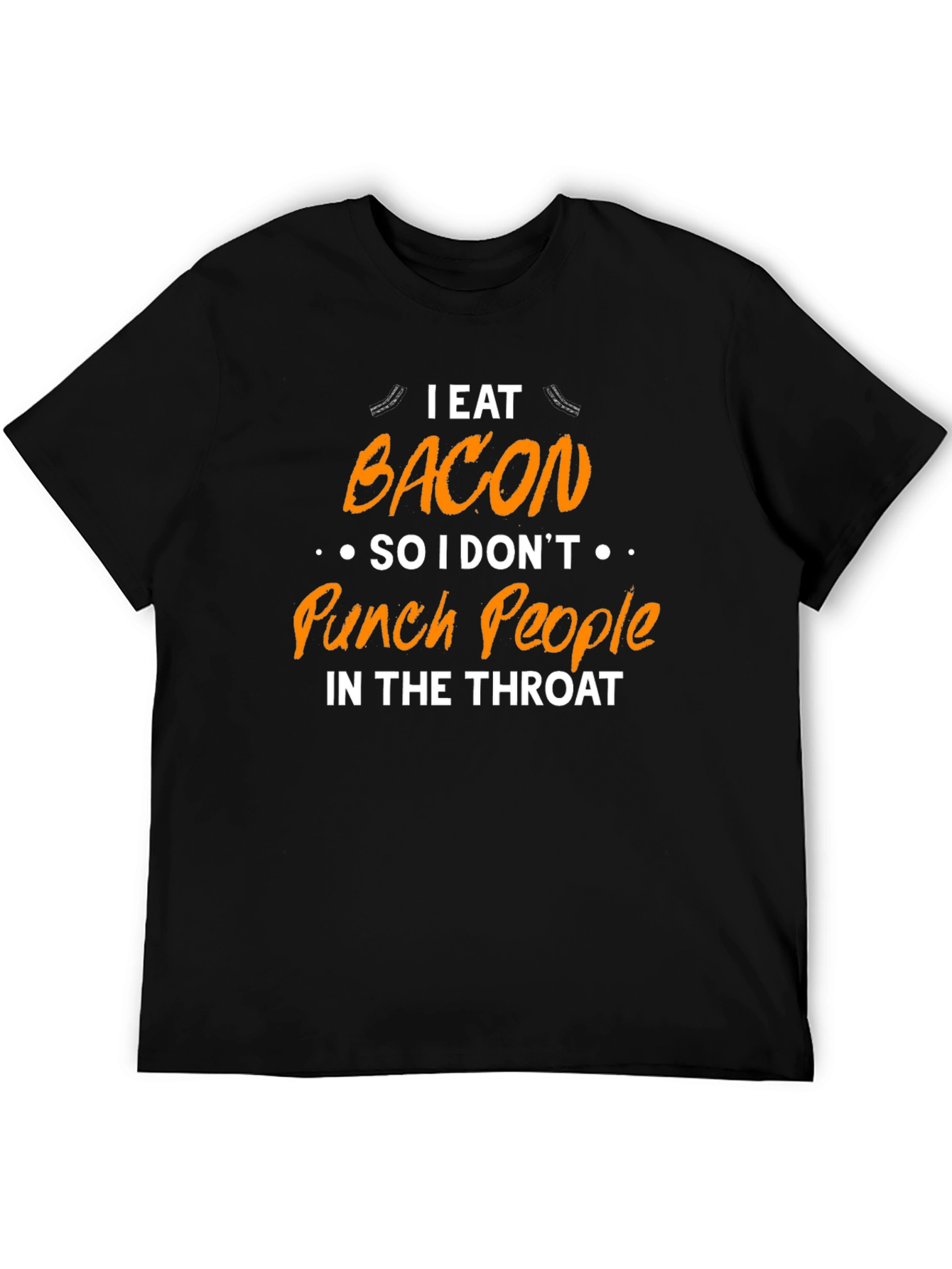Bacon Lover T-Shirt - Dont Punch People!