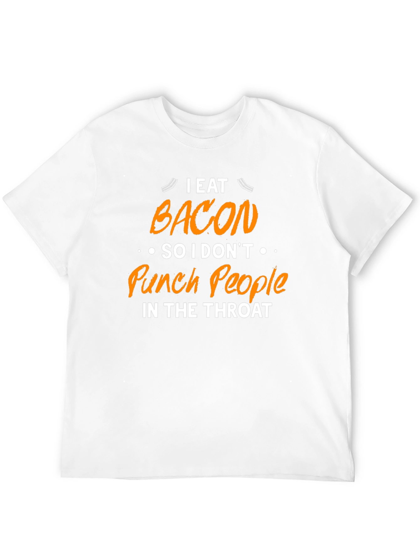 Bacon Lover T-Shirt - Dont Punch People!