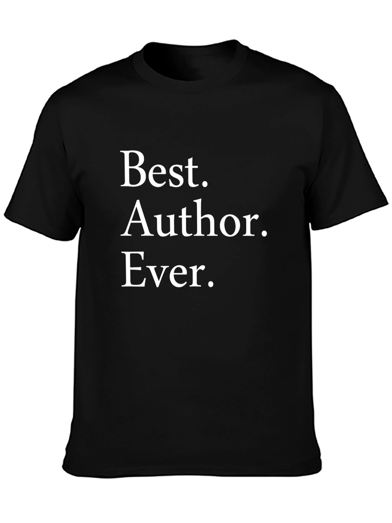 Best Author Ever Black T-Shirt
