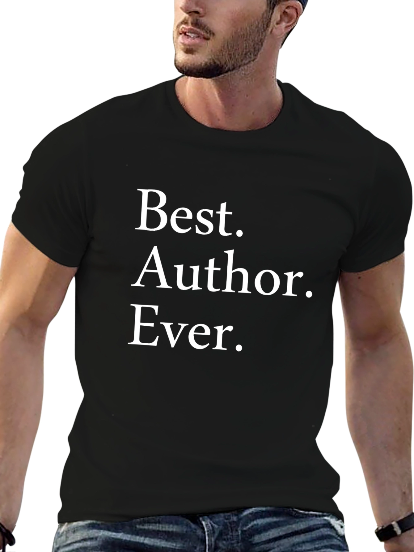 Best Author Ever Black T-Shirt