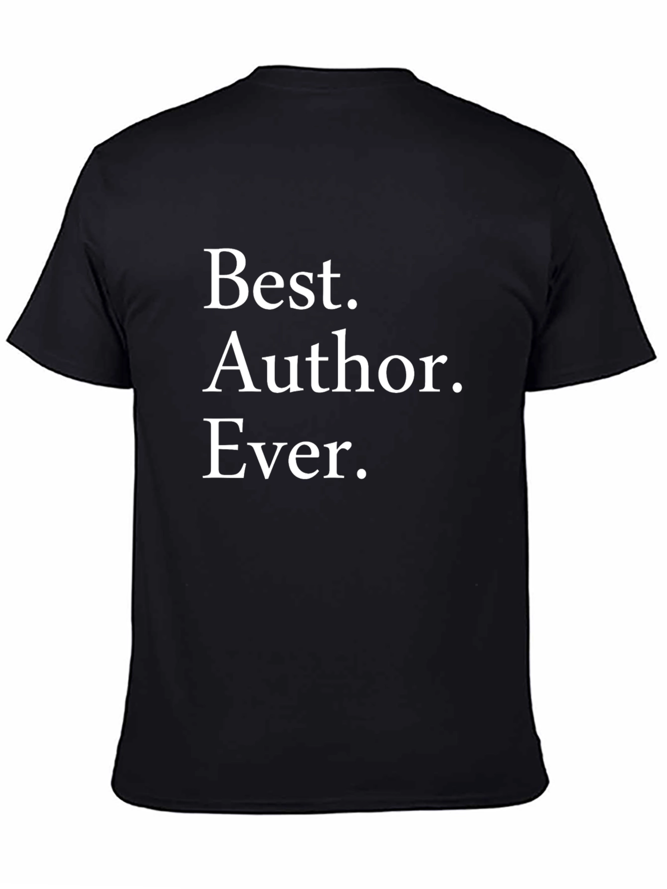 Best Author Ever Black T-Shirt