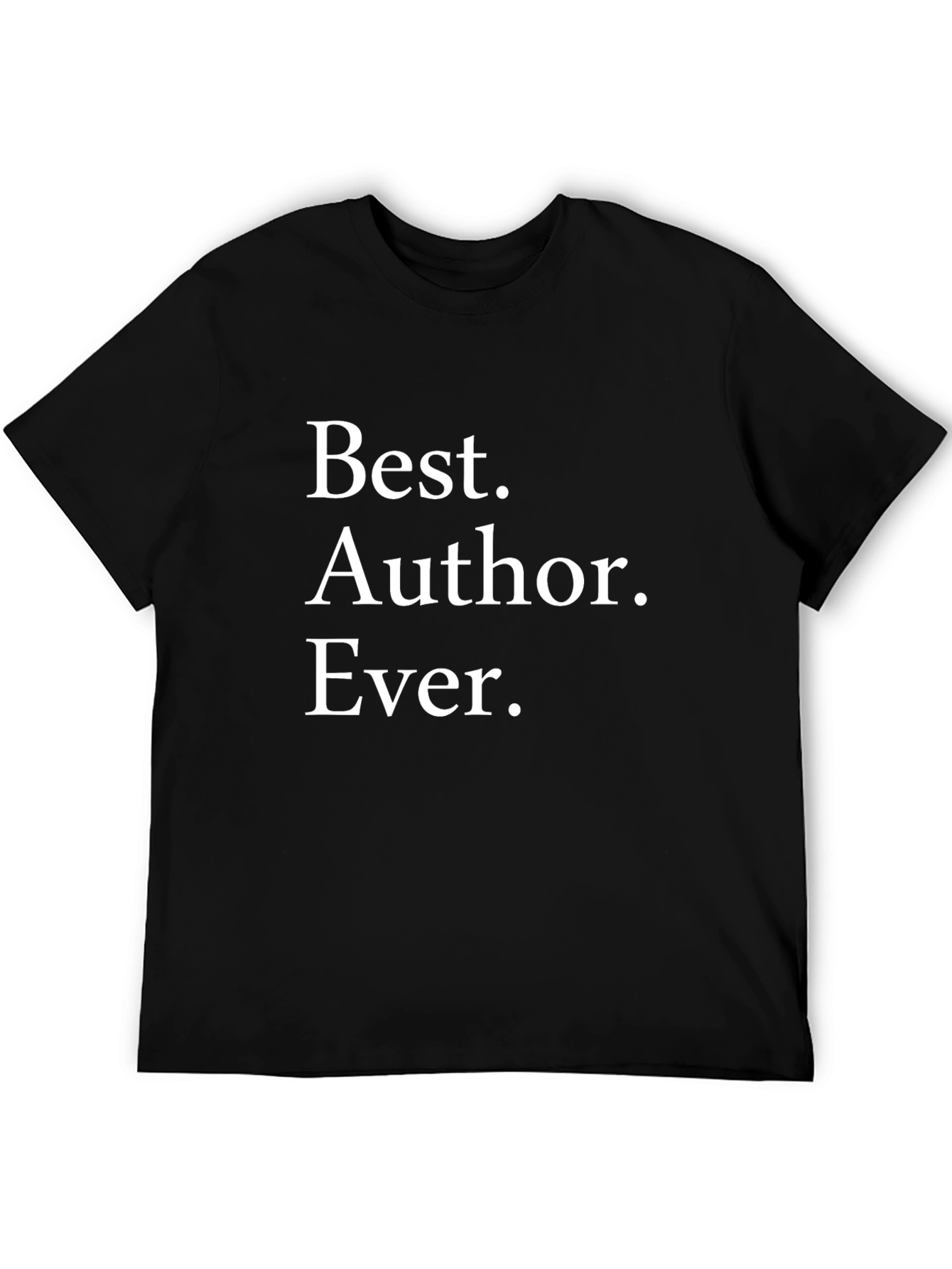 Best Author Ever Black T-Shirt
