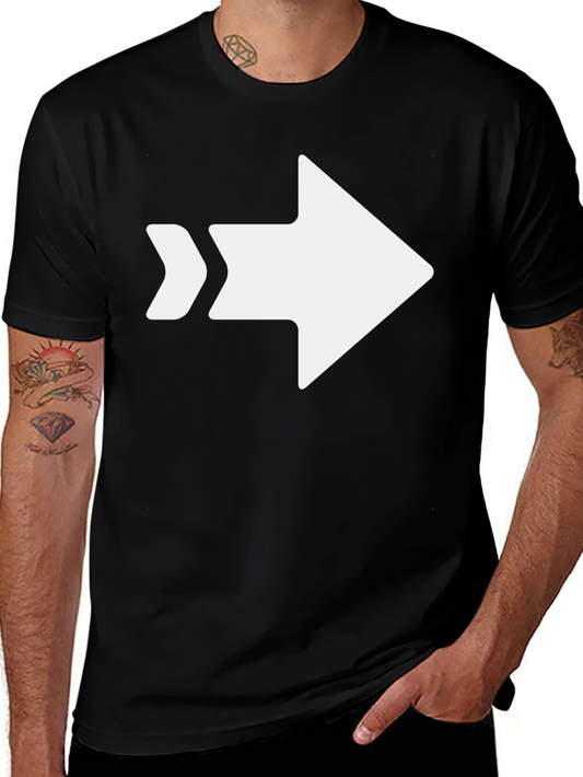 Arrow Graphic Black T-Shirt