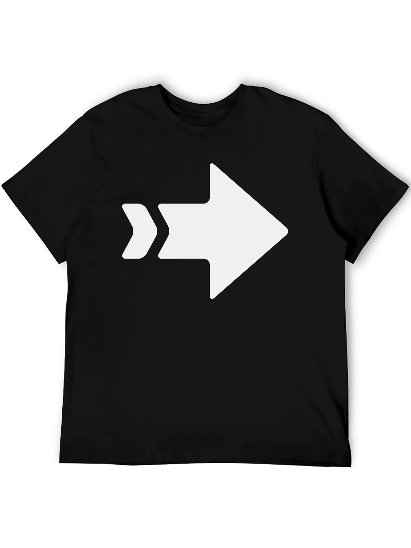 Arrow Graphic Black T-Shirt