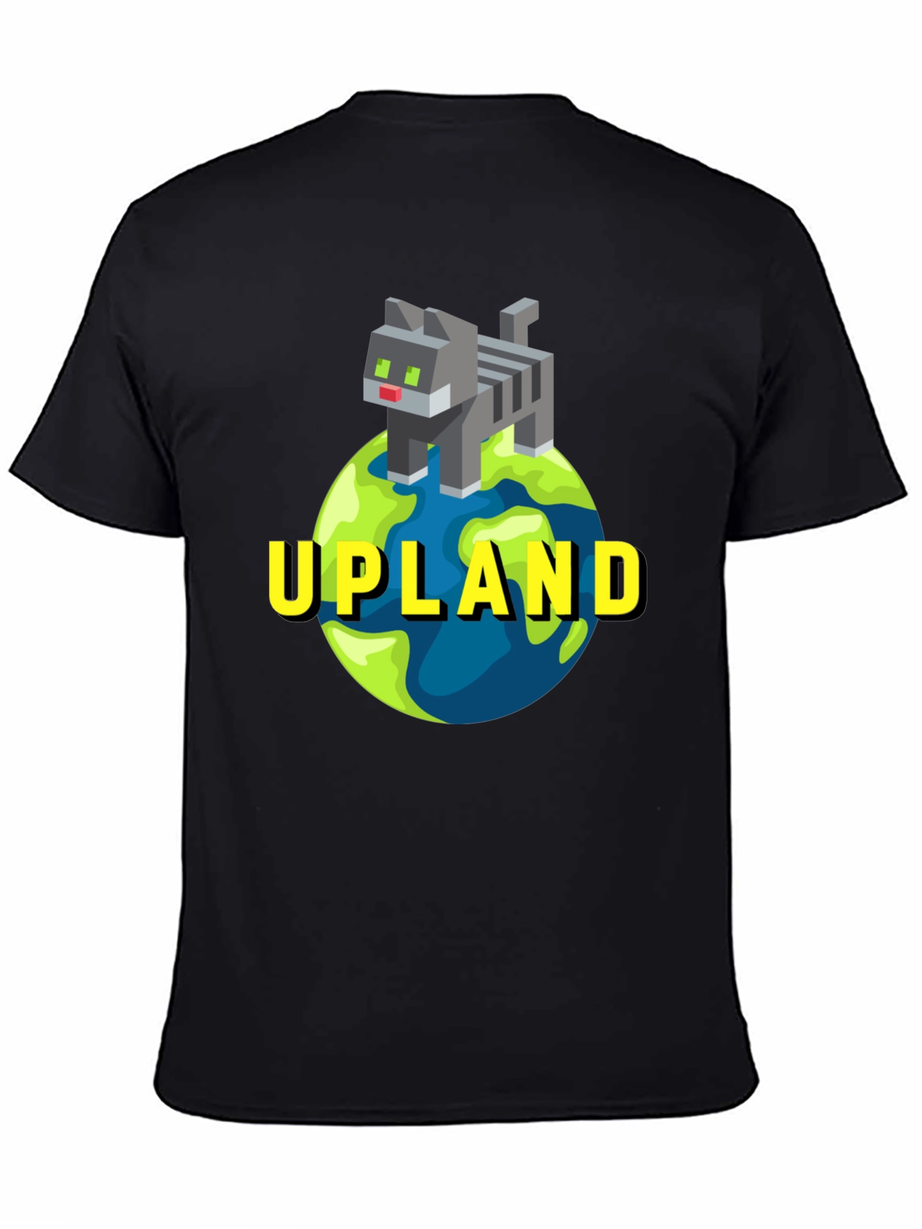 Upland Cat on Globe T-Shirt