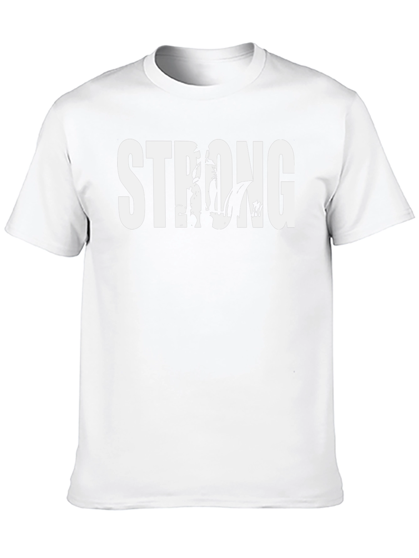 Strong Viking Graphic Black T-Shirt