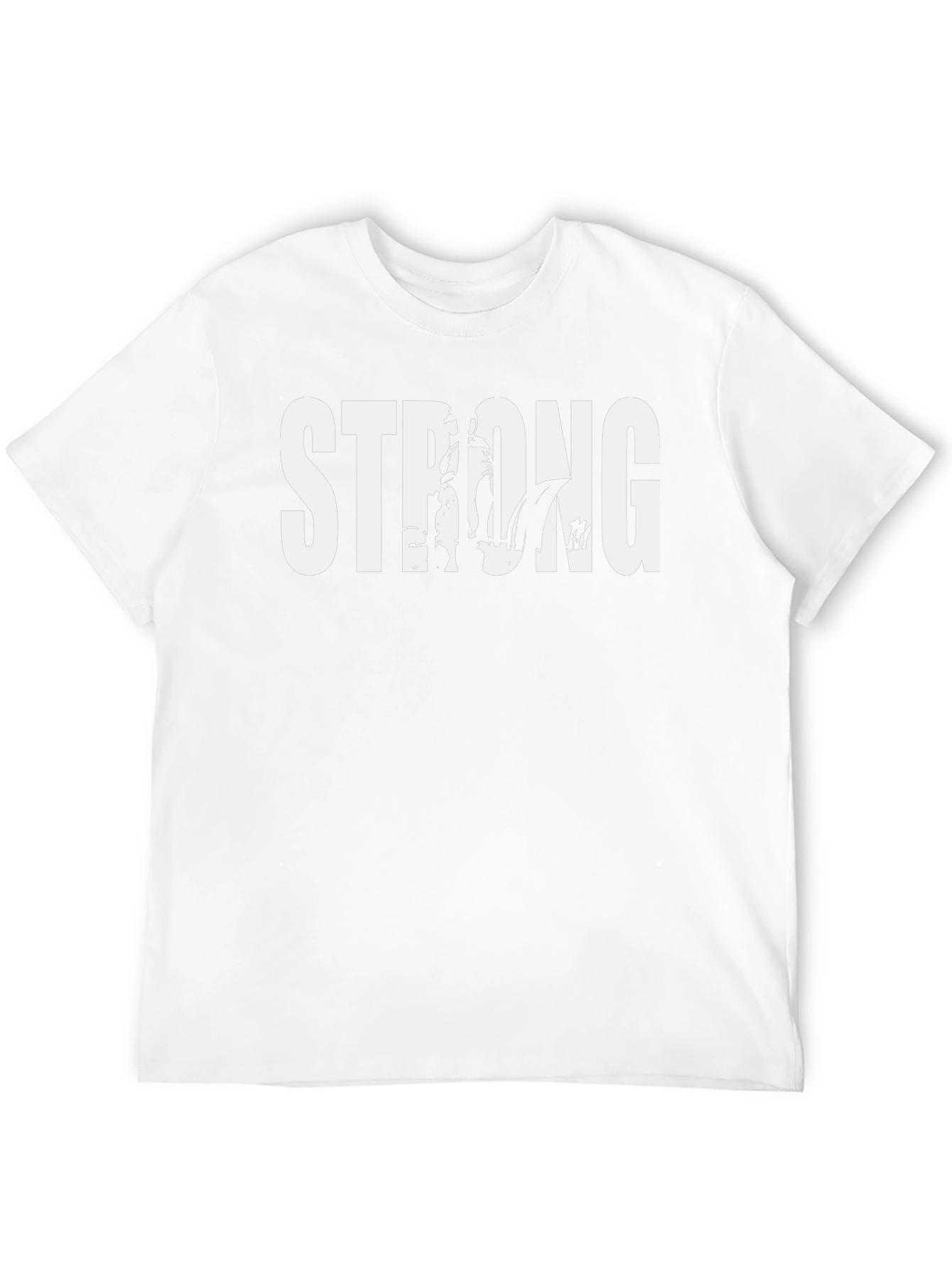 Strong Viking Graphic Black T-Shirt