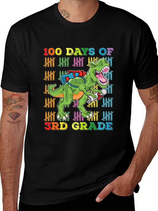 100 Days of 3rd Grade Dinosaur T-Shirt