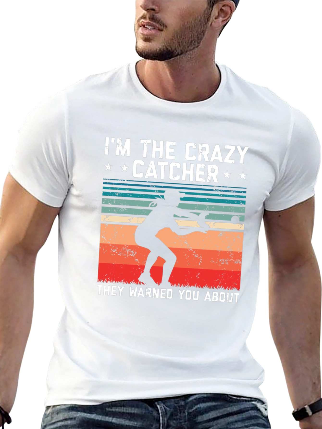 Crazy Catcher Graphic T-Shirt