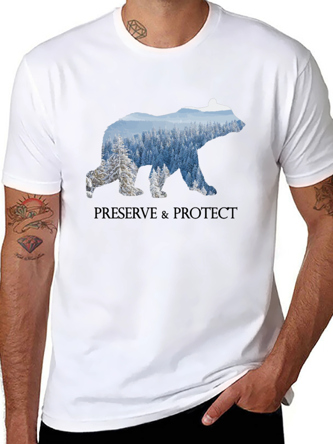 Preserve & Protect Bear Graphic Tee