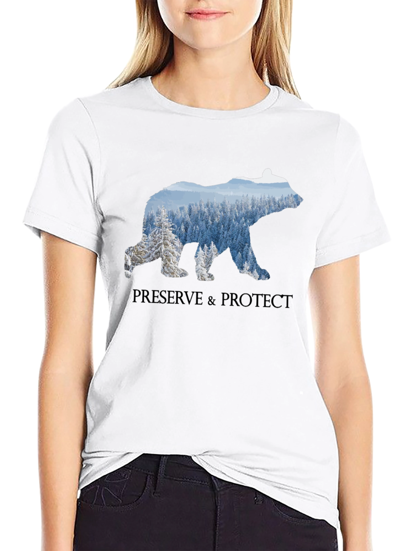 Preserve & Protect Bear Graphic Tee