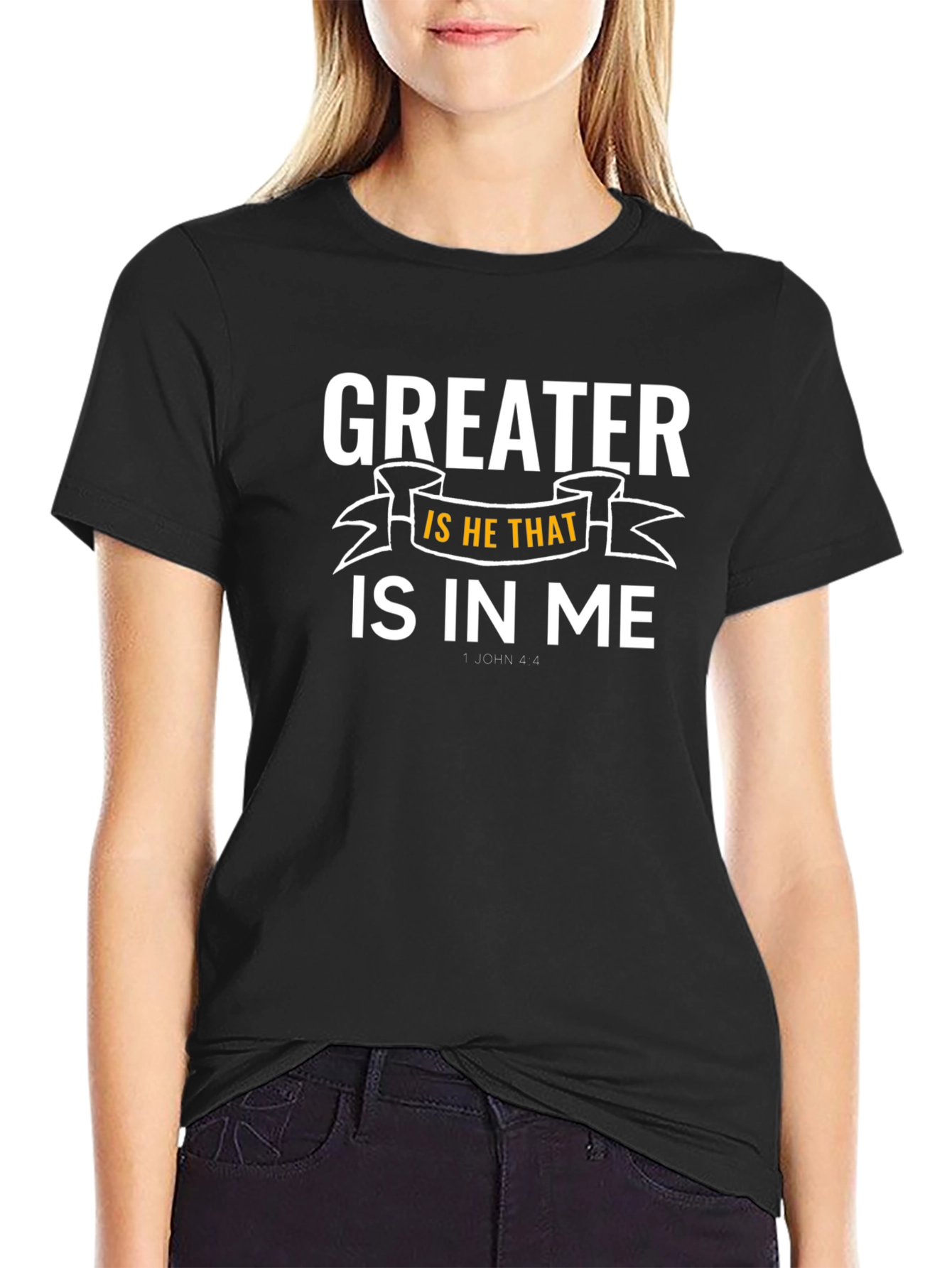 Greater Is He That Is In Me Graphic Tee