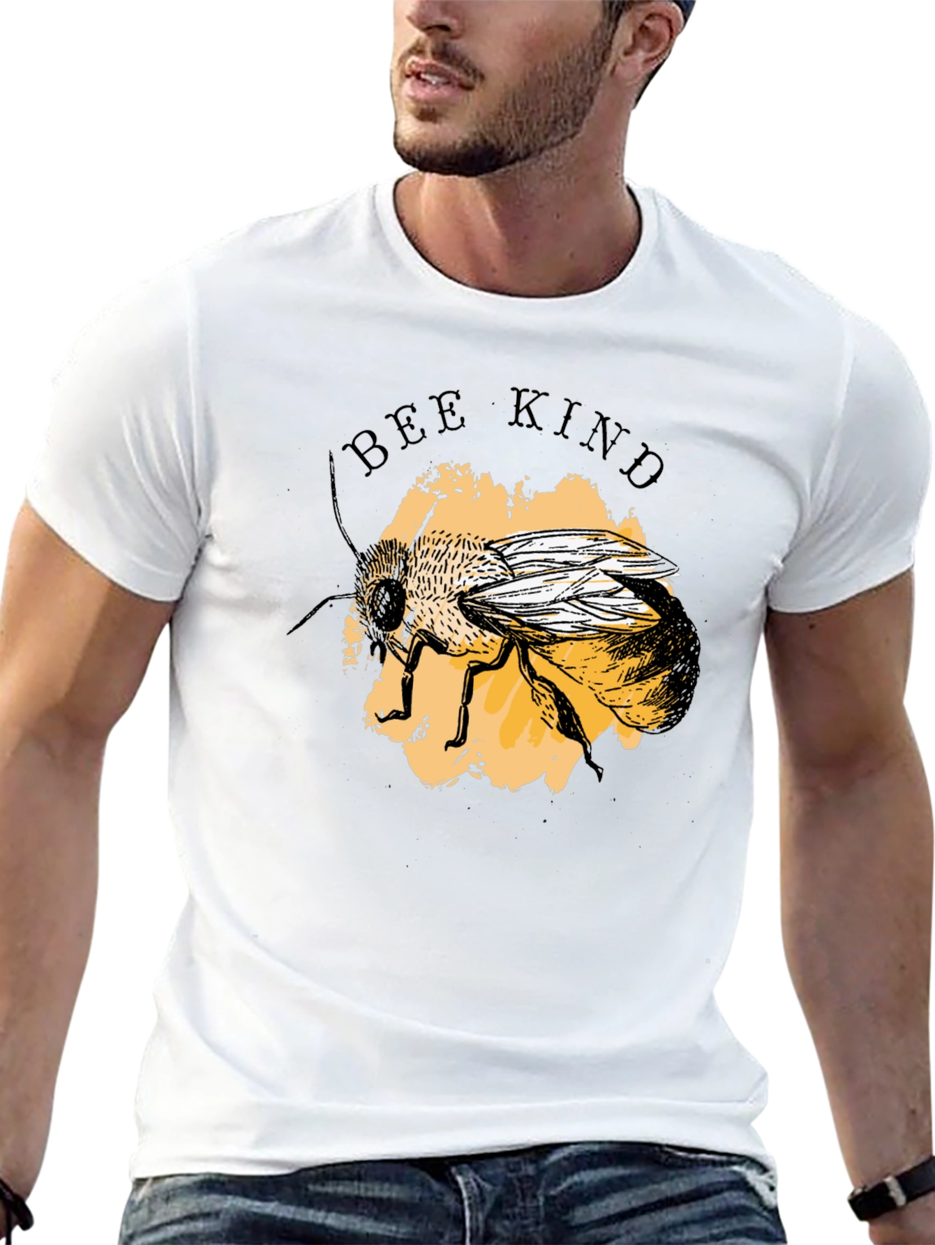 Bee Kind Black Graphic Tee - Unisex