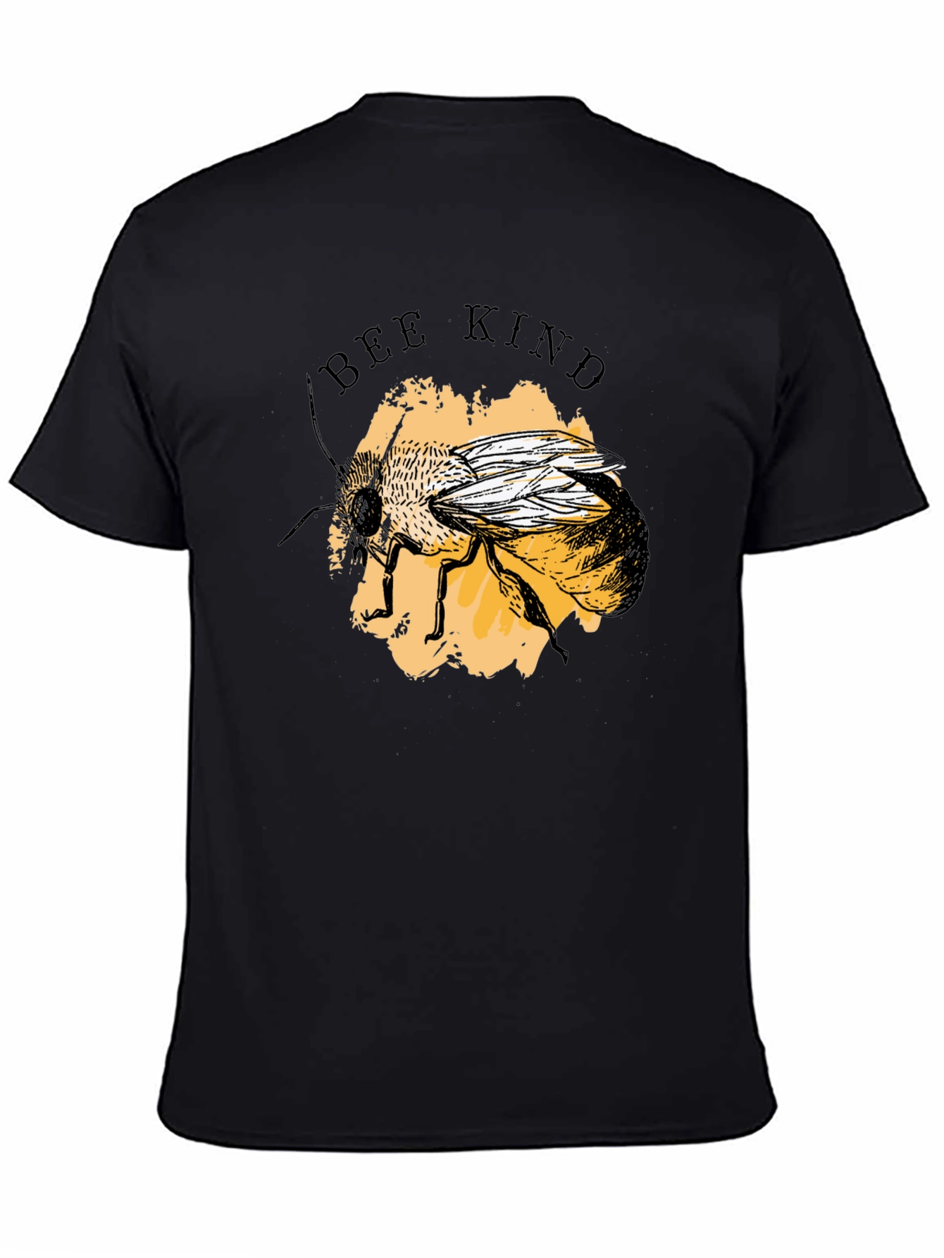 Bee Kind Black Graphic Tee - Unisex