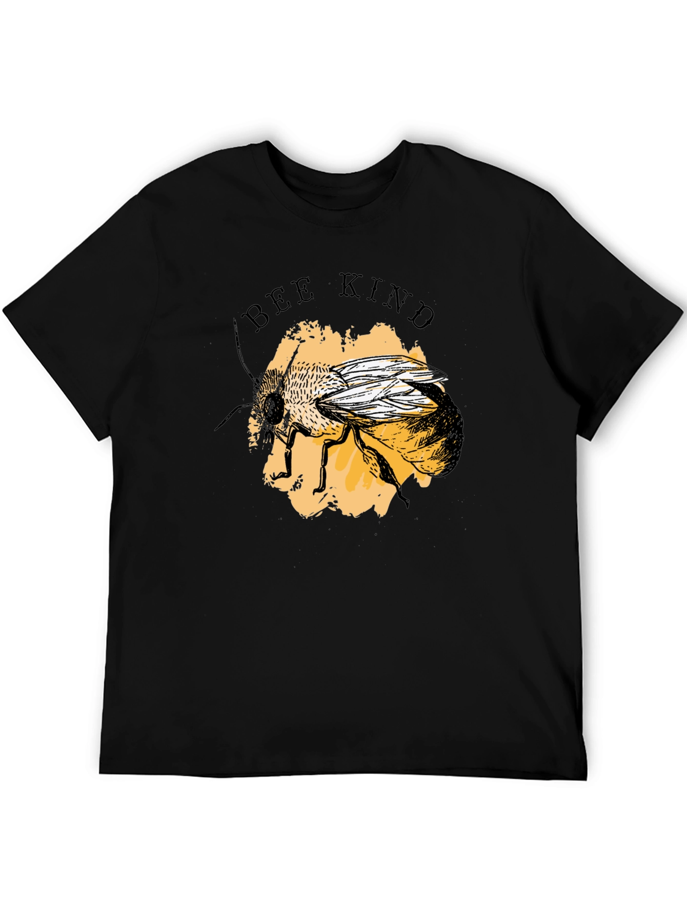 Bee Kind Black Graphic Tee - Unisex