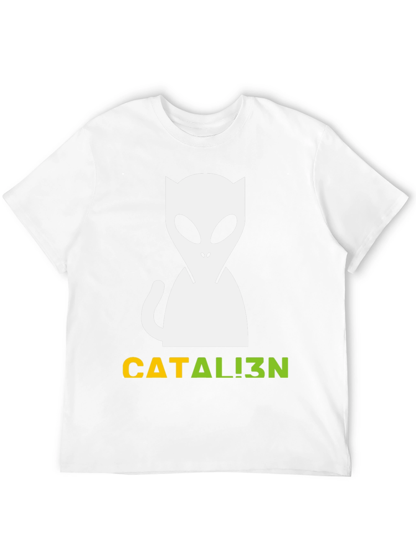Catalien T-Shirt: Cat Meets Alien Graphic Tee