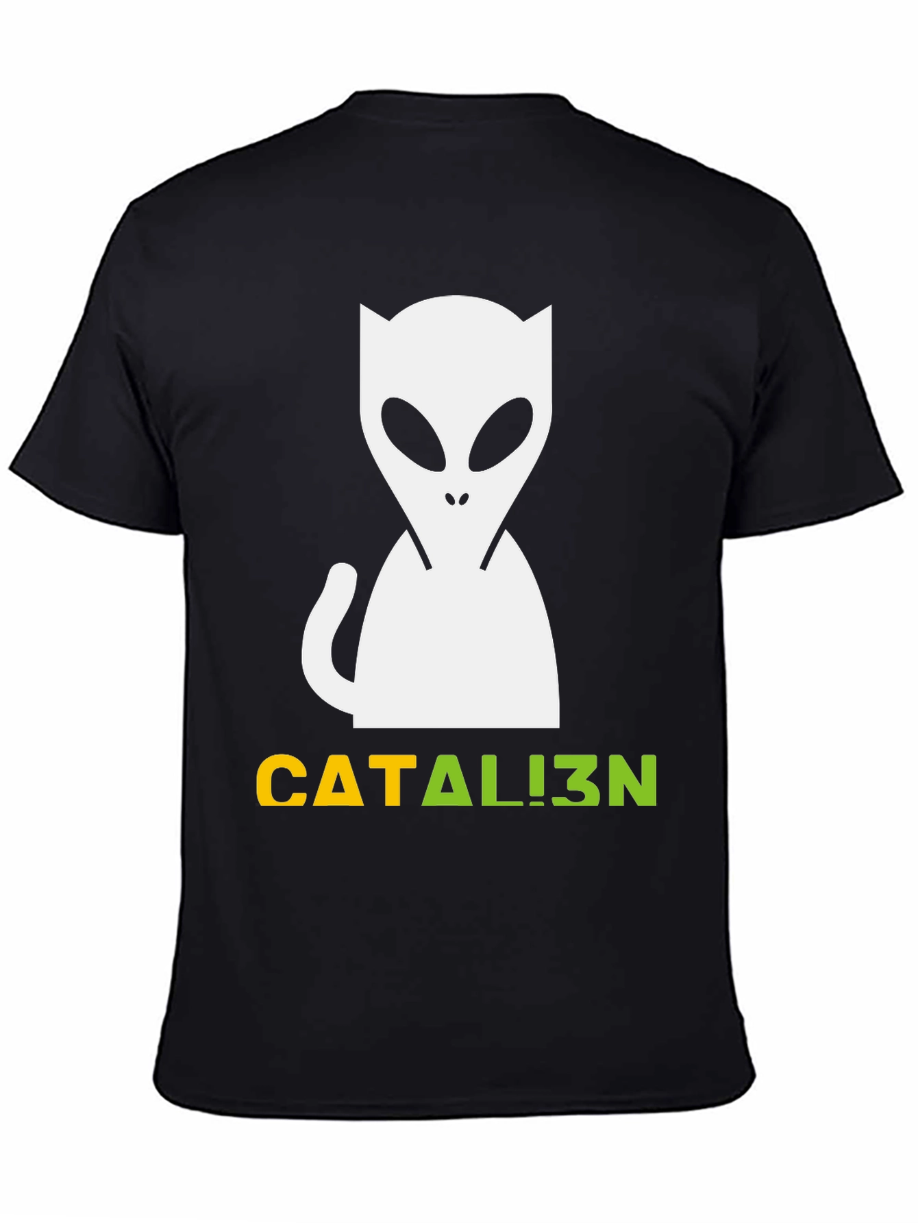 Catalien T-Shirt: Cat Meets Alien Graphic Tee
