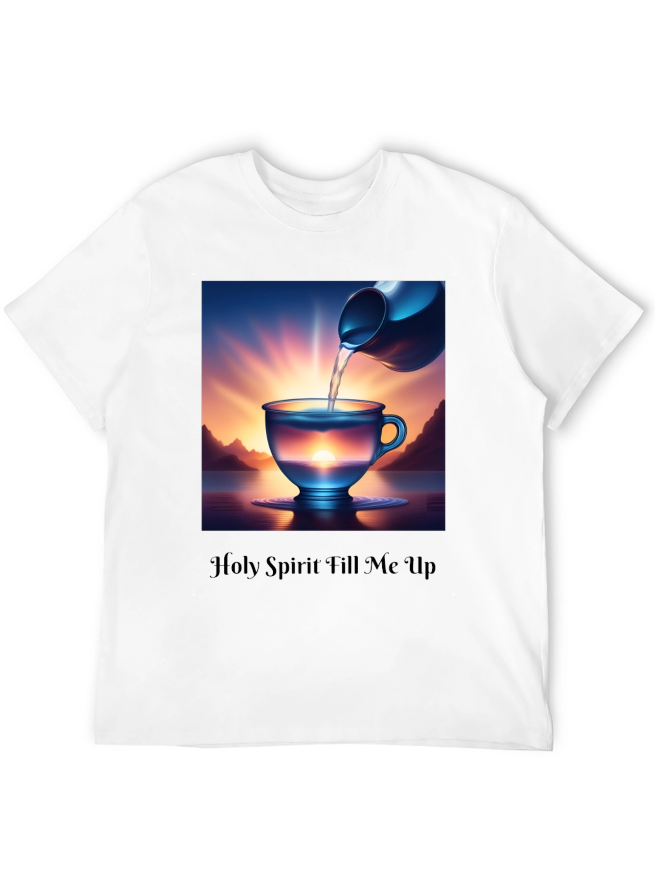 Holy Spirit Fill Me Up Christian T-Shirt
