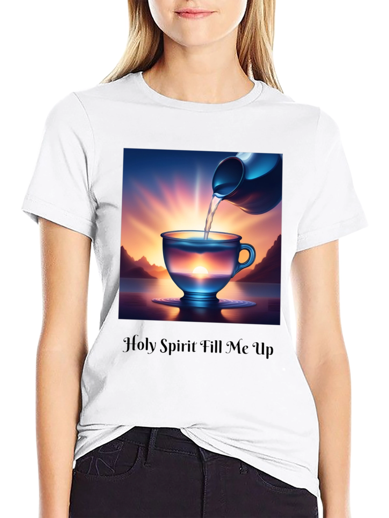 Holy Spirit Fill Me Up Christian T-Shirt
