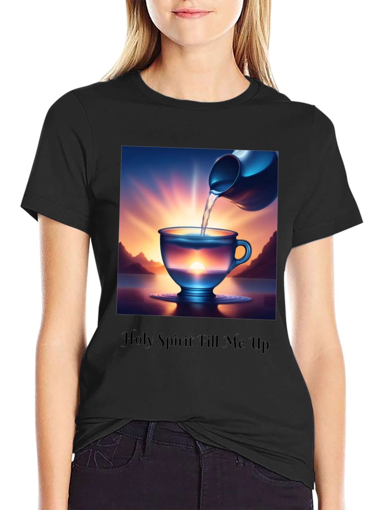 Holy Spirit Fill Me Up Christian T-Shirt