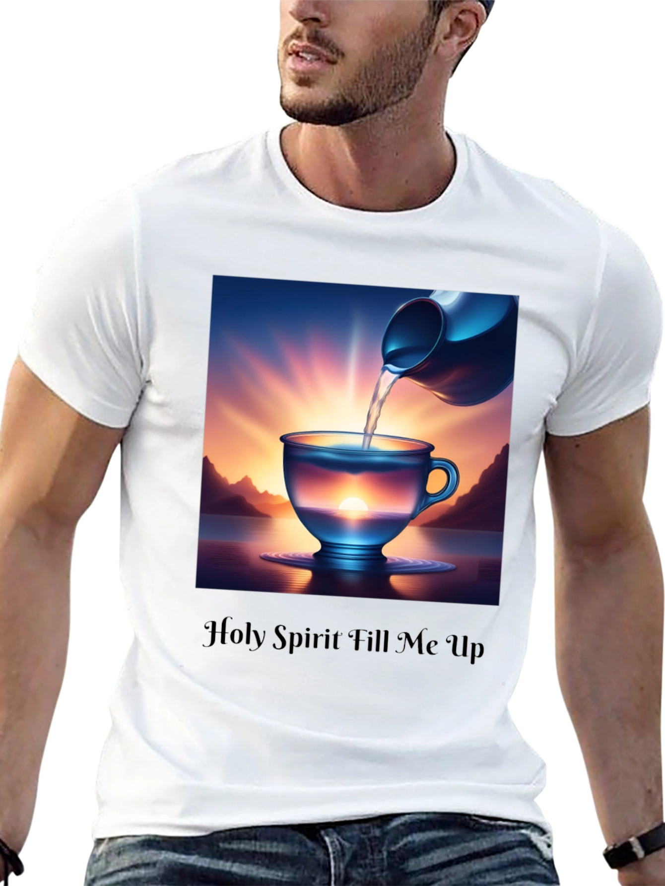 Holy Spirit Fill Me Up Christian T-Shirt