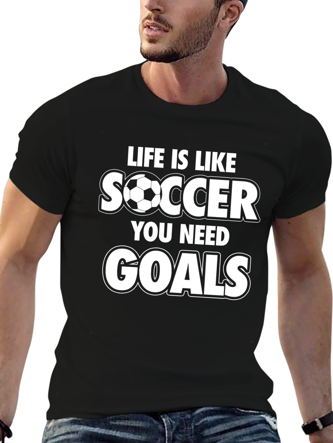 Life is Like Soccer Graphic Tee