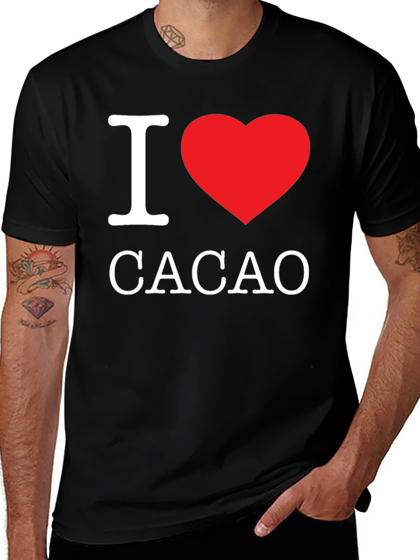 I Heart Cacao - Graphic Print T-Shirt