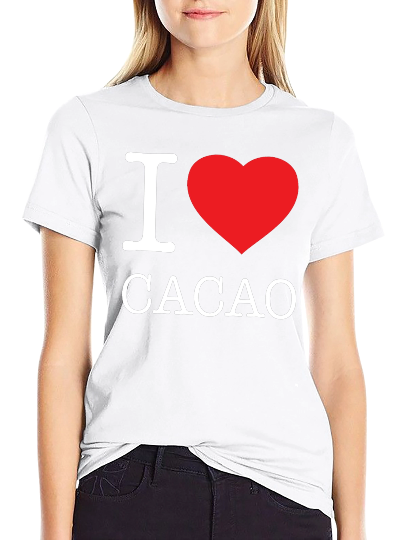 I Heart Cacao - Graphic Print T-Shirt