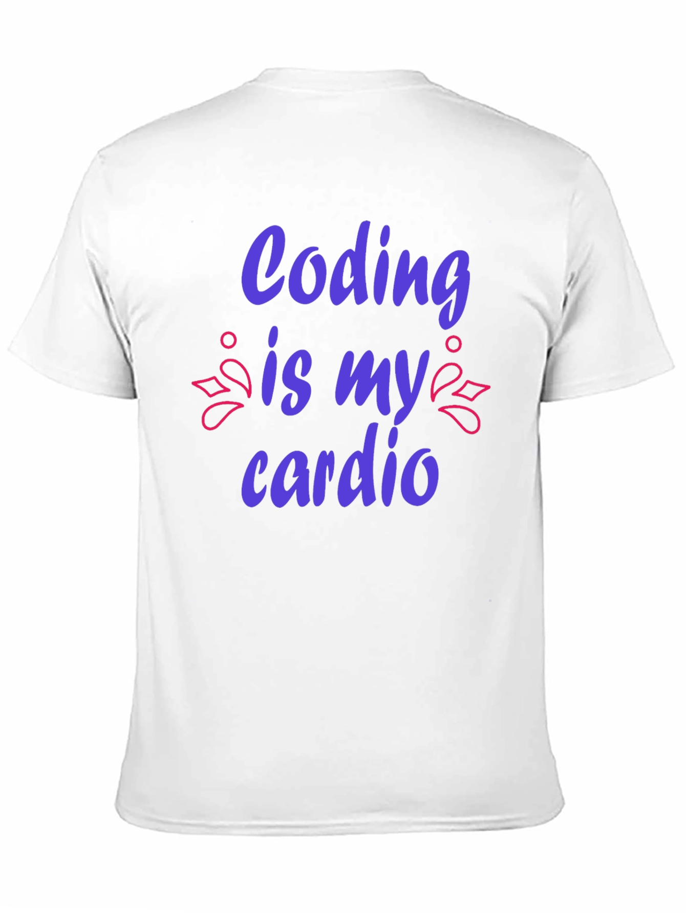 Coding Is My Cardio Black T-Shirt