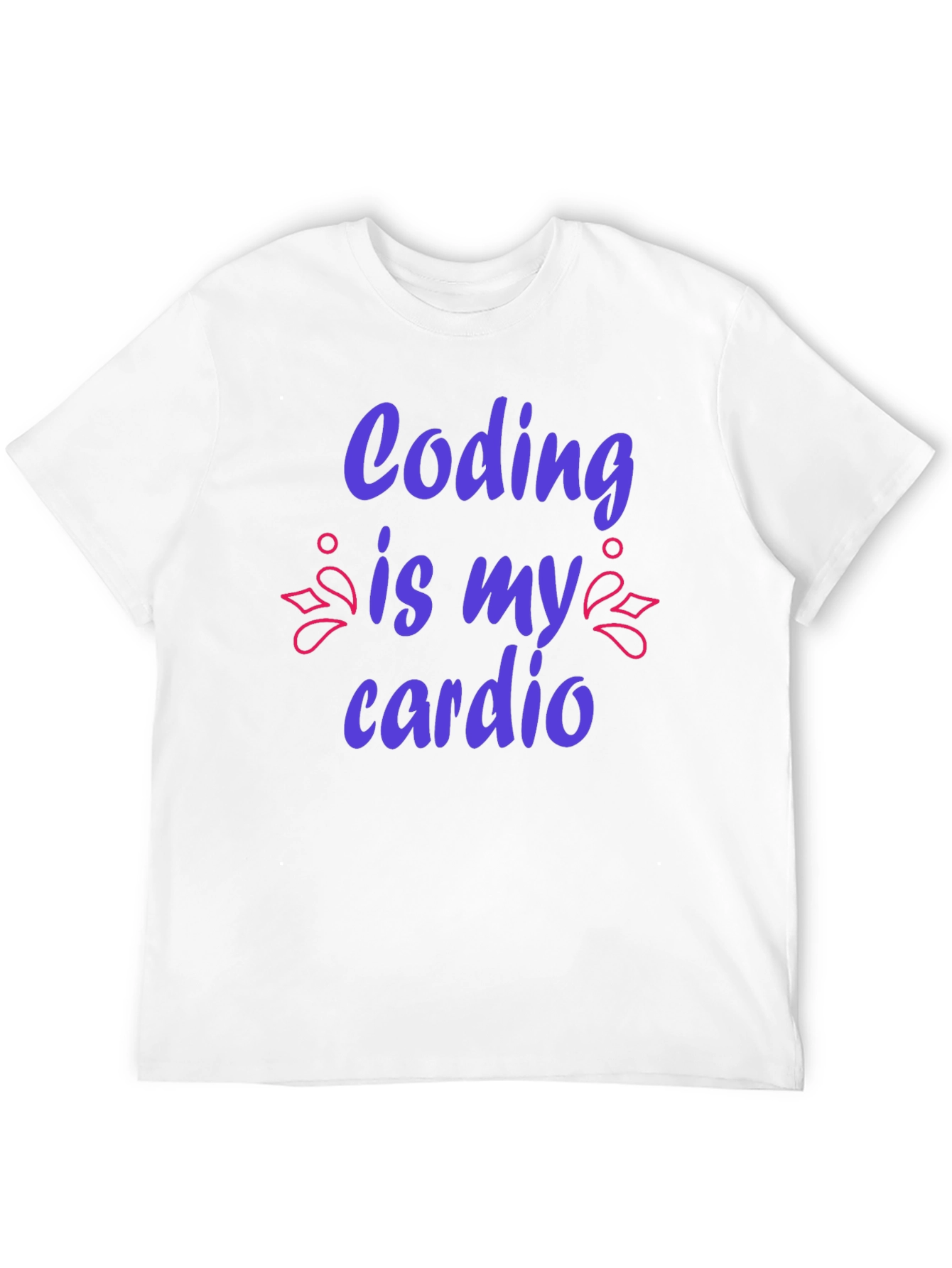 Coding Is My Cardio Black T-Shirt