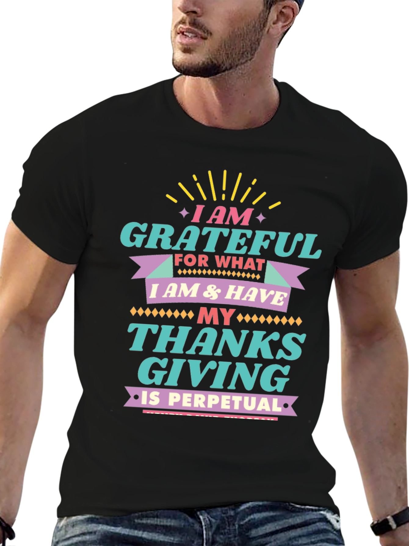 Grateful Thanksgiving T-Shirt - Stylish Holiday Apparel