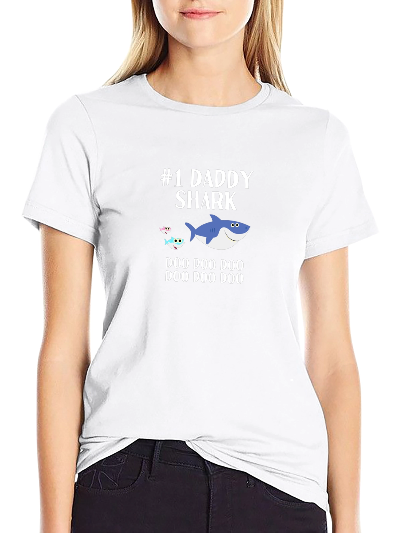 #1 Daddy Shark T-Shirt - Fathers Day Gift