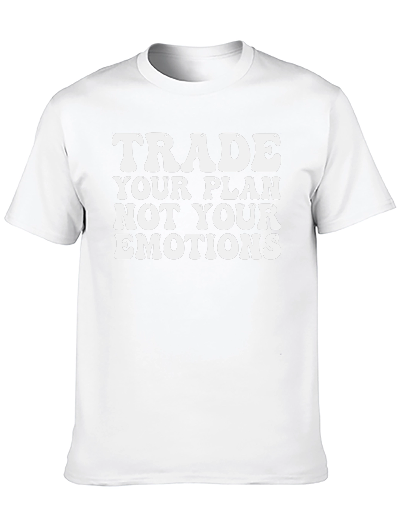 Trade Your Plan Not Emotions - Black Tee