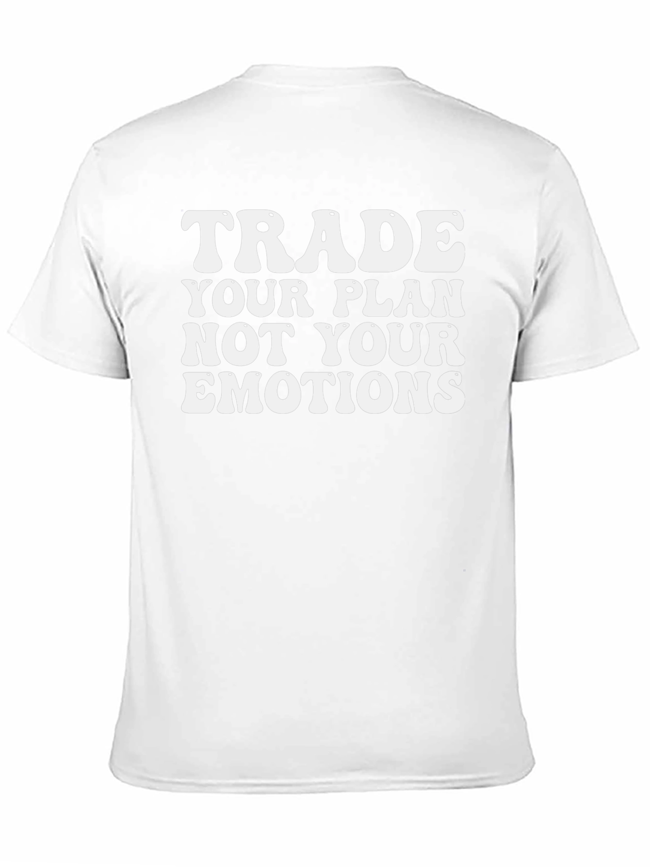Trade Your Plan Not Emotions - Black Tee