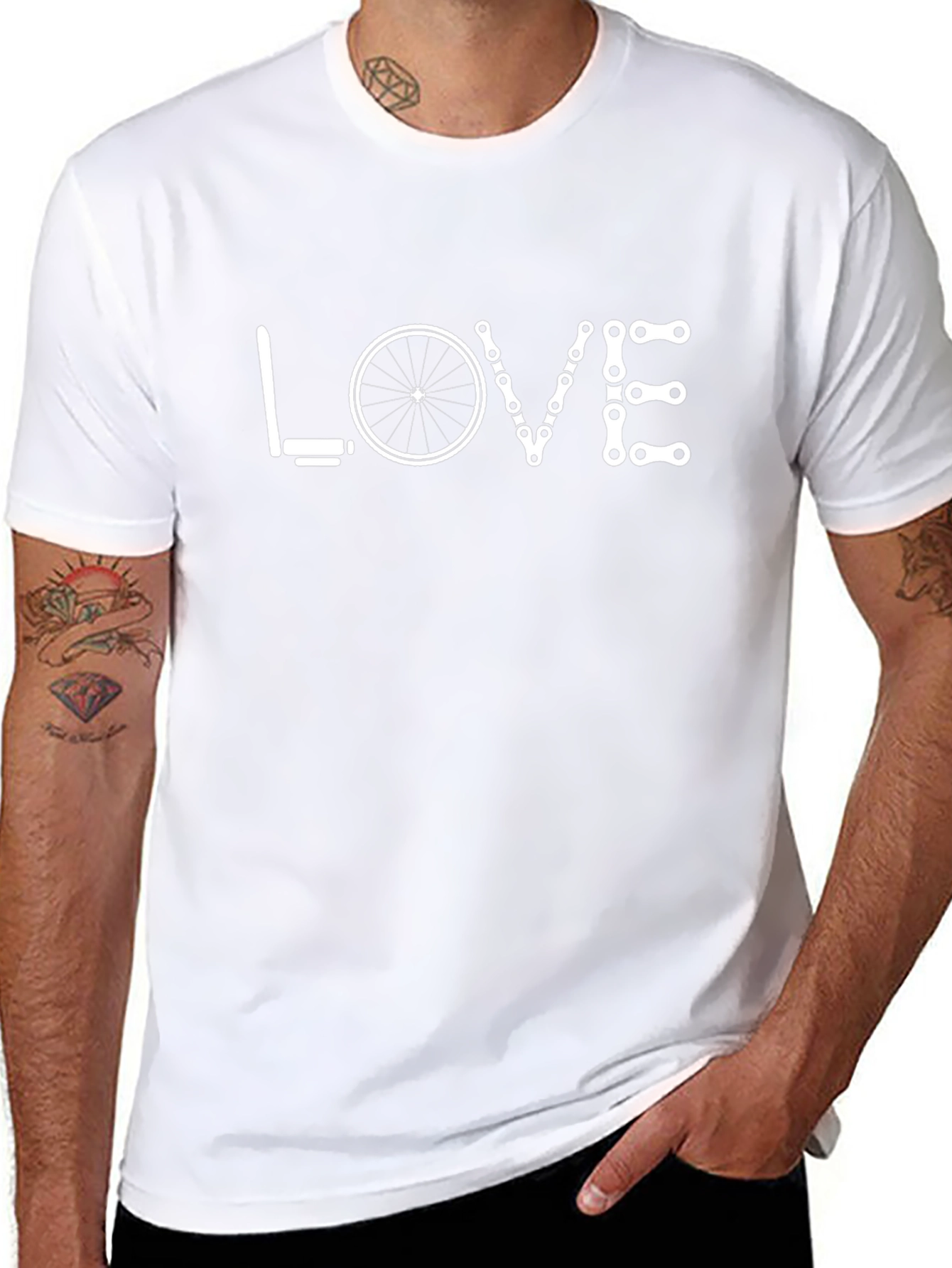 Bike Love Tee - Cyclist Graphic T-Shirt