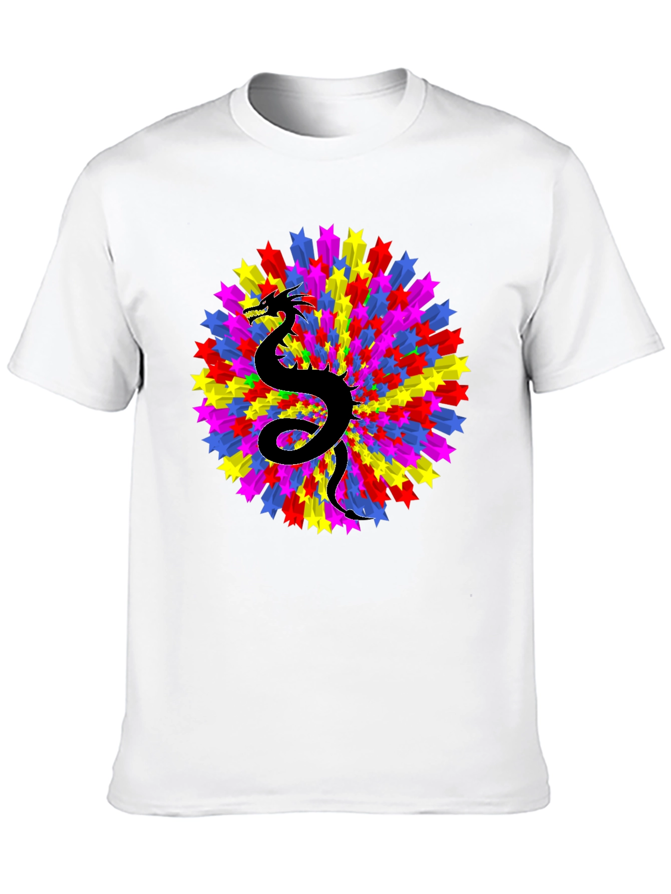 Dragon Starburst Black T-Shirt